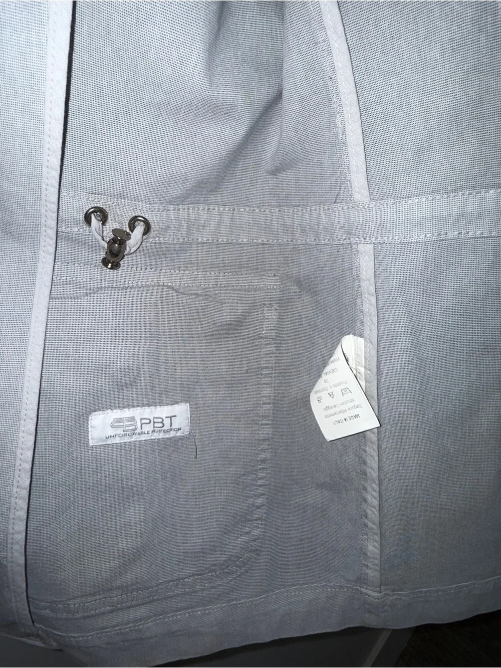 Men's Light Gray Military Field Jacket - Four-Pocket Utility Blazer